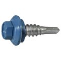 Buildright 1/4" x 7/8 in Hex Hex Machine Screw, Zinc Plated Steel, 384 PK 54139